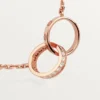 Collar Love, diamantes – Oro rosa, diamantes – Cartier