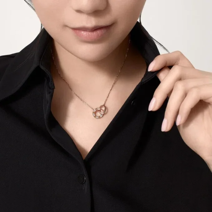 Collar Love – Oro rosa, diamantes – Cartier
