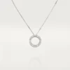 Collar Love, pavé de diamantes – Oro blanco, diamantes – Cartier