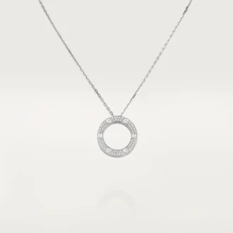 Collar Love, pavé de diamantes – Oro blanco, diamantes – Cartier