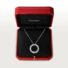 Collar Love, pavé de diamantes – Oro blanco, diamantes – Cartier