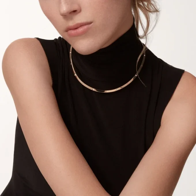 Collar Love Torque, 10 diamantes