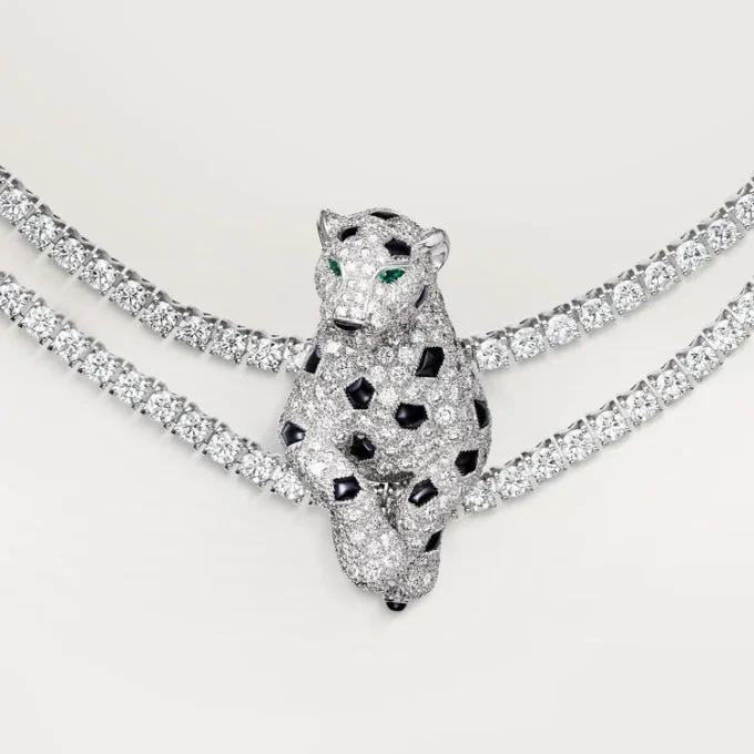 Collar Panthere de Cartier, multiuso, con pavé