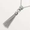Collar Panthere De Cartier – Oro blanco, laca negra, esmeraldas, ónix, diamantes – Cartier