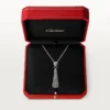 Collar Panthere De Cartier – Oro blanco, laca negra, esmeraldas, ónix, diamantes – Cartier