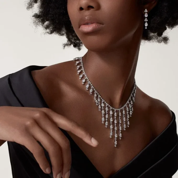 Collar Pluie De Cartier, diamantes