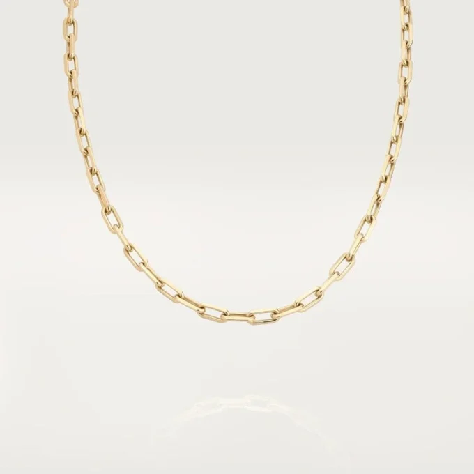 Collar Santos de Cartier, cadena, modelo mediano