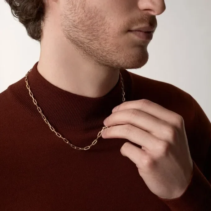 Collar Santos de Cartier, cadena, modelo pequeño