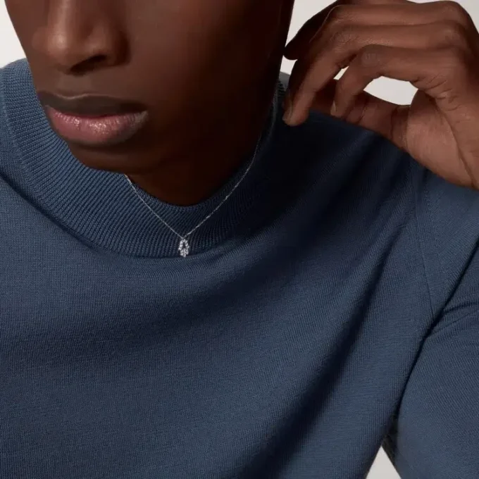 Collar Symbol – Oro blanco, diamantes – Cartier