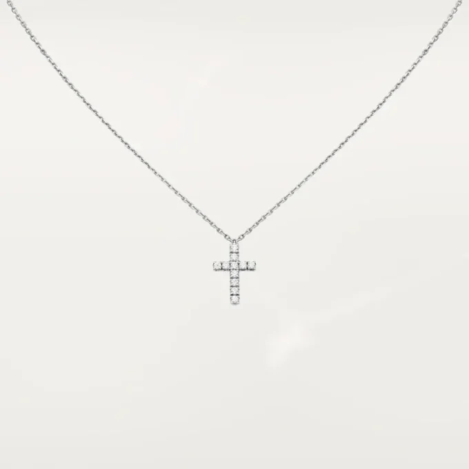 Collar Symbols – Oro blanco, diamantes – Cartier