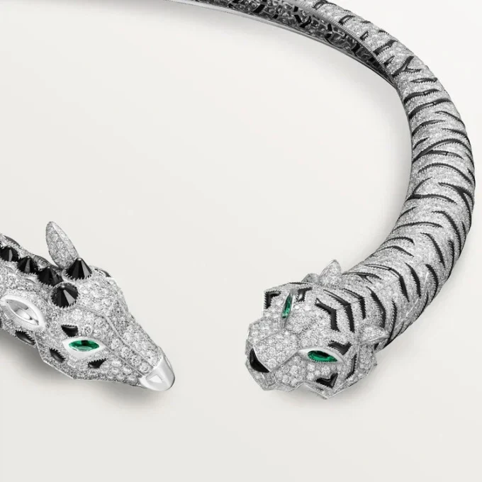 Collar Torque Indomptables De Cartier, pavé
