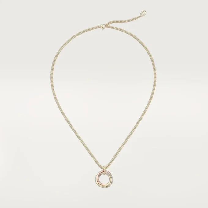 Collar Trinity con cadena de diamantes en oro tricolor | Cartier EE. UU.