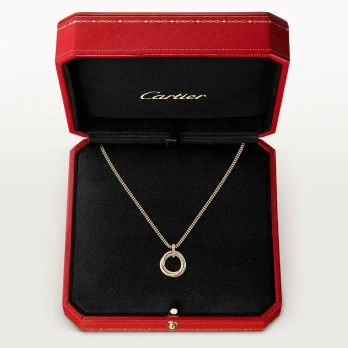 Collar Trinity con cadena de diamantes en oro tricolor | Cartier EE. UU.