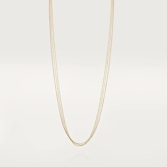 Collar Trinity – Oro blanco, oro amarillo, oro rosa – Cartier