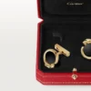 Gemelos Panthere de Cartier – Oro amarillo, ónix, tsavoritas y laca negra – Cartier