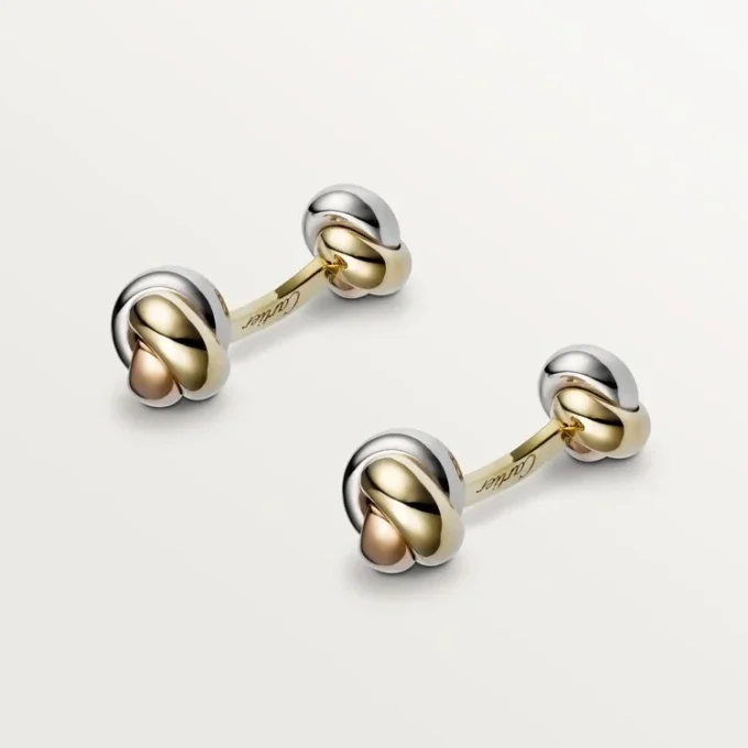 Gemelos Trinity – Oro amarillo, rosa y blanco – Cartier