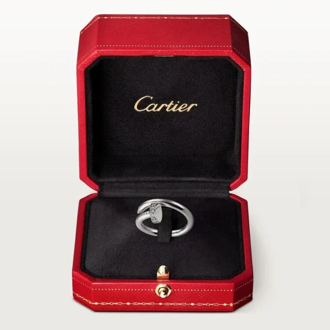 Juste Un Clou – Anillo de diamantes en oro blanco | Cartier EE. UU.