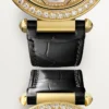 Otros relojes de joyería Panthere – 41 mm, movimiento mecánico de cuerda manual, oro amarillo de 18 quilates, diamantes, correas de piel intercambiables – Cartier