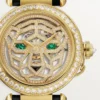 Otros relojes de joyería Panthere – 41 mm, movimiento mecánico de cuerda manual, oro amarillo de 18 quilates, diamantes, correas de piel intercambiables – Cartier