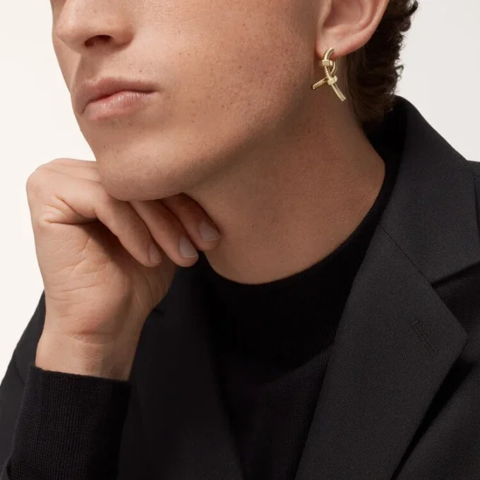 Pendiente derecho Ecrou De Cartier – Oro amarillo – Cartier