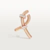 Pendiente derecho Ecrou De Cartier – Oro rosa, diamantes – Cartier