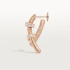 Pendiente derecho Ecrou De Cartier – Oro rosa, diamantes – Cartier