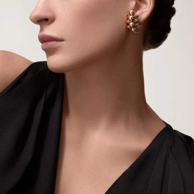 Pendiente individual Clash de Cartier, modelo XL – Oro rosa – Cartier