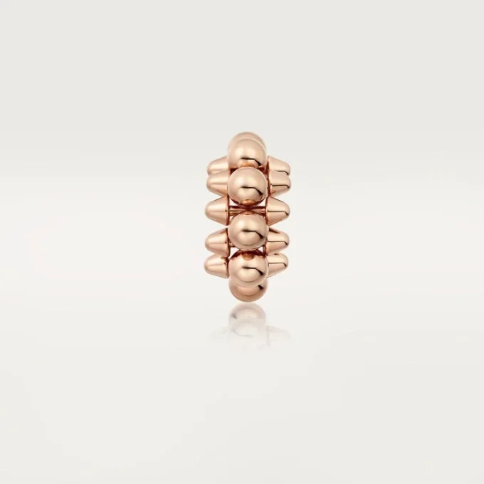 Pendiente individual Clash de Cartier, modelo XL – Oro rosa – Cartier