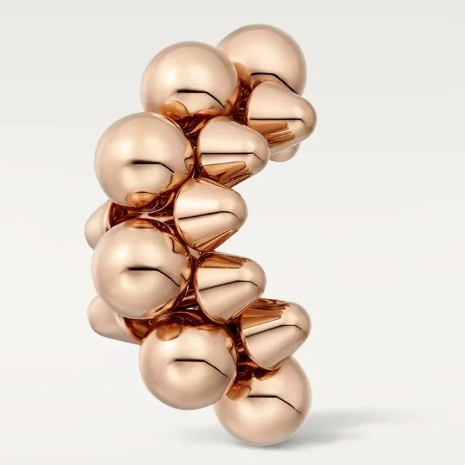 Pendiente individual Clash de Cartier, modelo XL – Oro rosa – Cartier