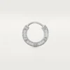 Pendiente individual Love – Oro blanco, diamantes – Cartier
