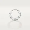 Pendiente individual Love – Oro blanco, diamantes – Cartier
