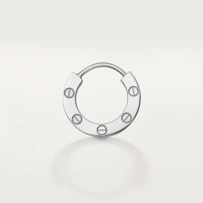 Pendiente individual Love – Oro blanco, diamantes – Cartier