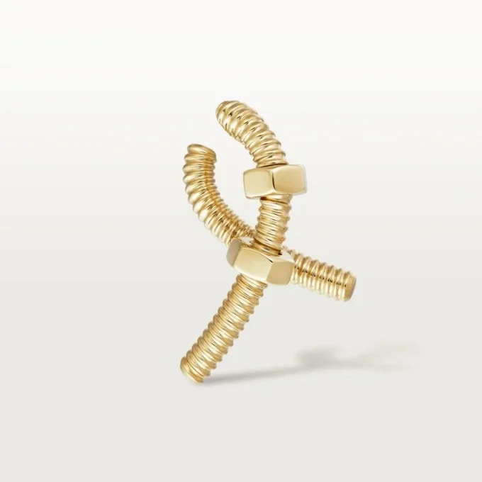 Pendiente izquierdo Ecrou De Cartier – Oro amarillo – Cartier
