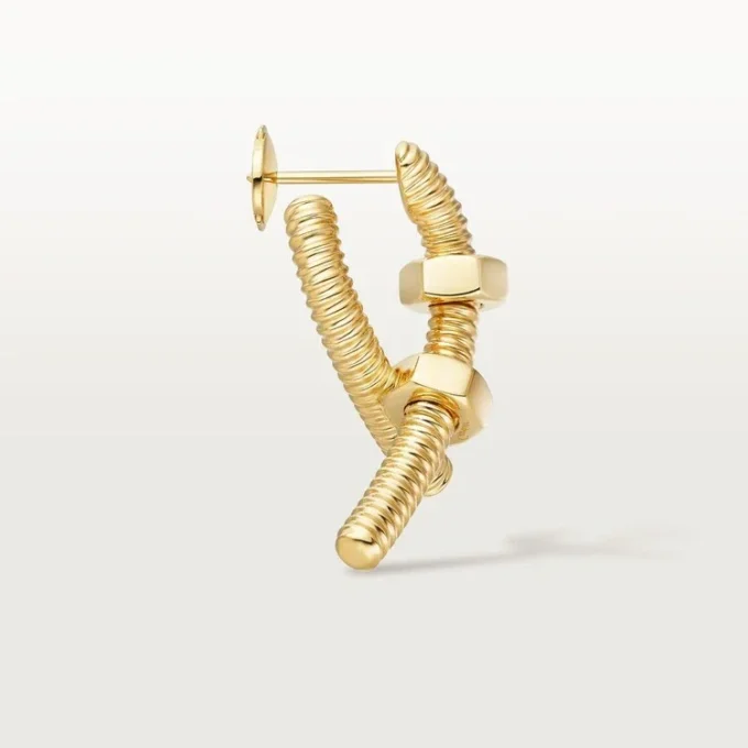 Pendiente izquierdo Ecrou De Cartier – Oro amarillo – Cartier