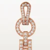 Pendientes Agrafe – Oro rosa, diamantes – Cartier