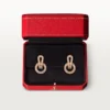 Pendientes Agrafe – Oro rosa, diamantes – Cartier
