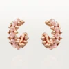Pendientes Clash De Cartier, calcedonia rosa