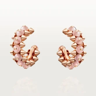 Pendientes Clash De Cartier, calcedonia rosa