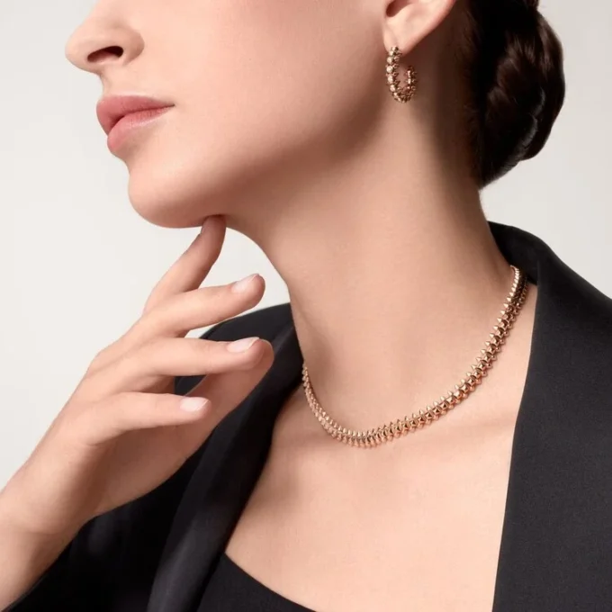 Pendientes Clash De Cartier Diamantes – Oro rosa, Diamantes – Cartier