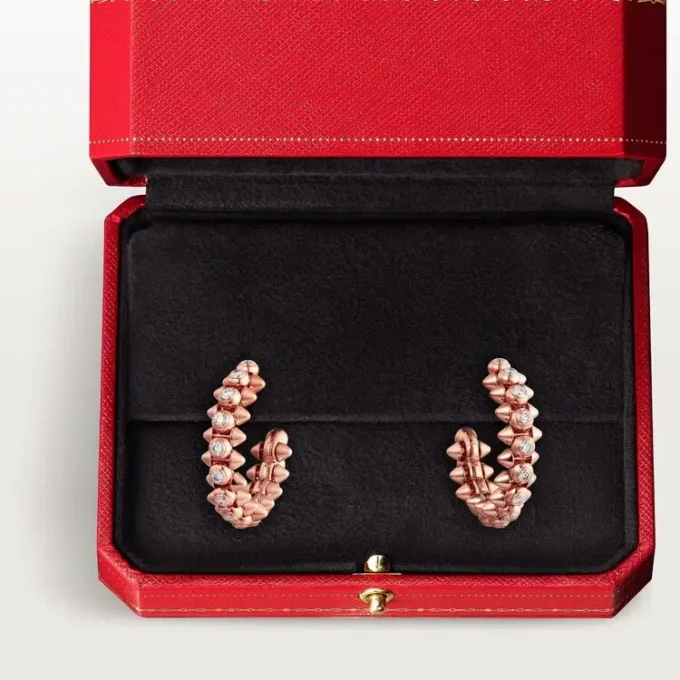 Pendientes Clash De Cartier Diamantes – Oro rosa, Diamantes – Cartier