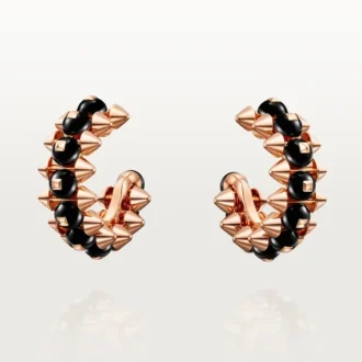 Pendientes Clash de Cartier, ónix