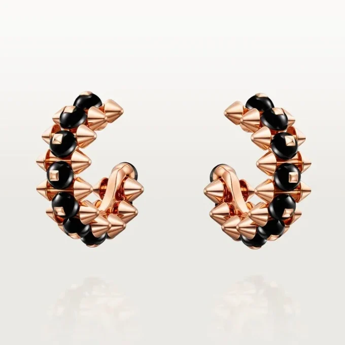Pendientes Clash de Cartier, ónix