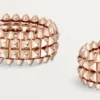 Pendientes de aro Clash de Cartier, doble fila