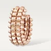 Pendientes de aro Clash de Cartier, doble fila