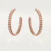 Pendientes de aro Clash De Cartier, modelo pequeño – Oro rosa – Cartier
