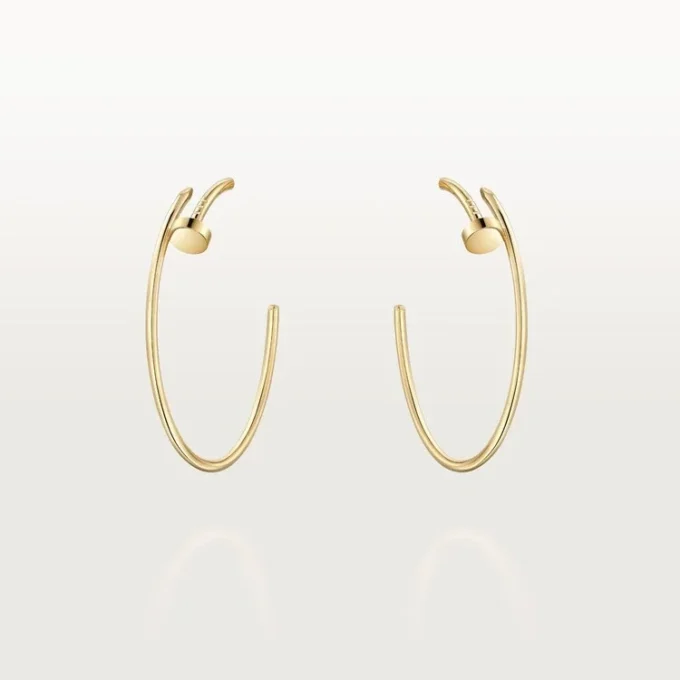 Pendientes de aro Juste Un Clou, modelo grande