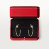 Pendientes de aro Juste Un Clou, modelo grande, con pavé