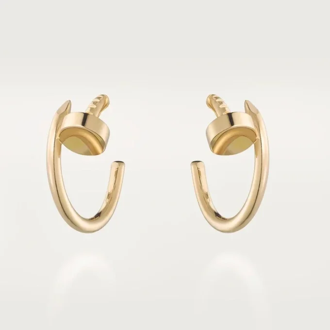Pendientes de aro Juste Un Clou, oro amarillo | Cartier EE. UU.
