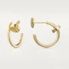 Pendientes de aro Juste Un Clou, oro amarillo | Cartier EE. UU.