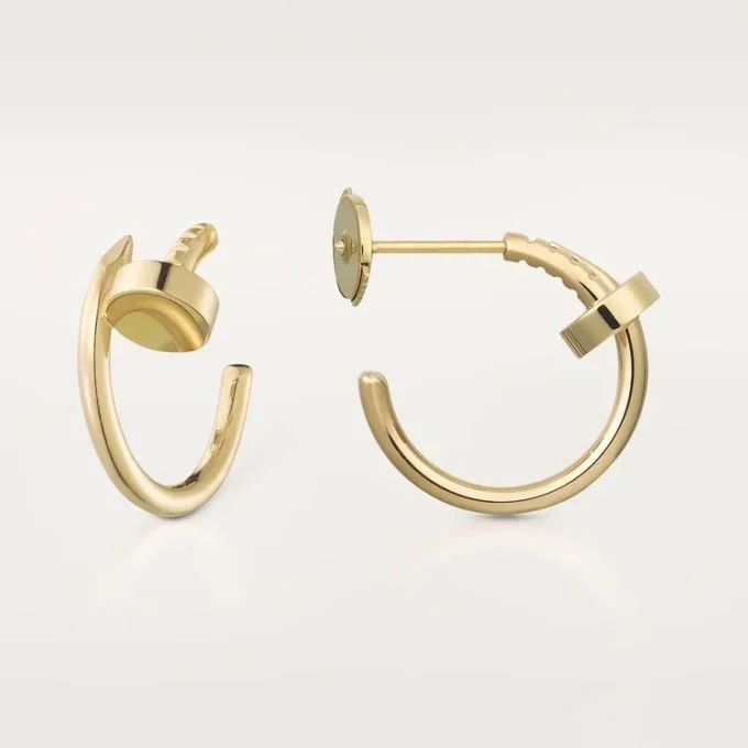 Pendientes de aro Juste Un Clou, oro amarillo | Cartier EE. UU.